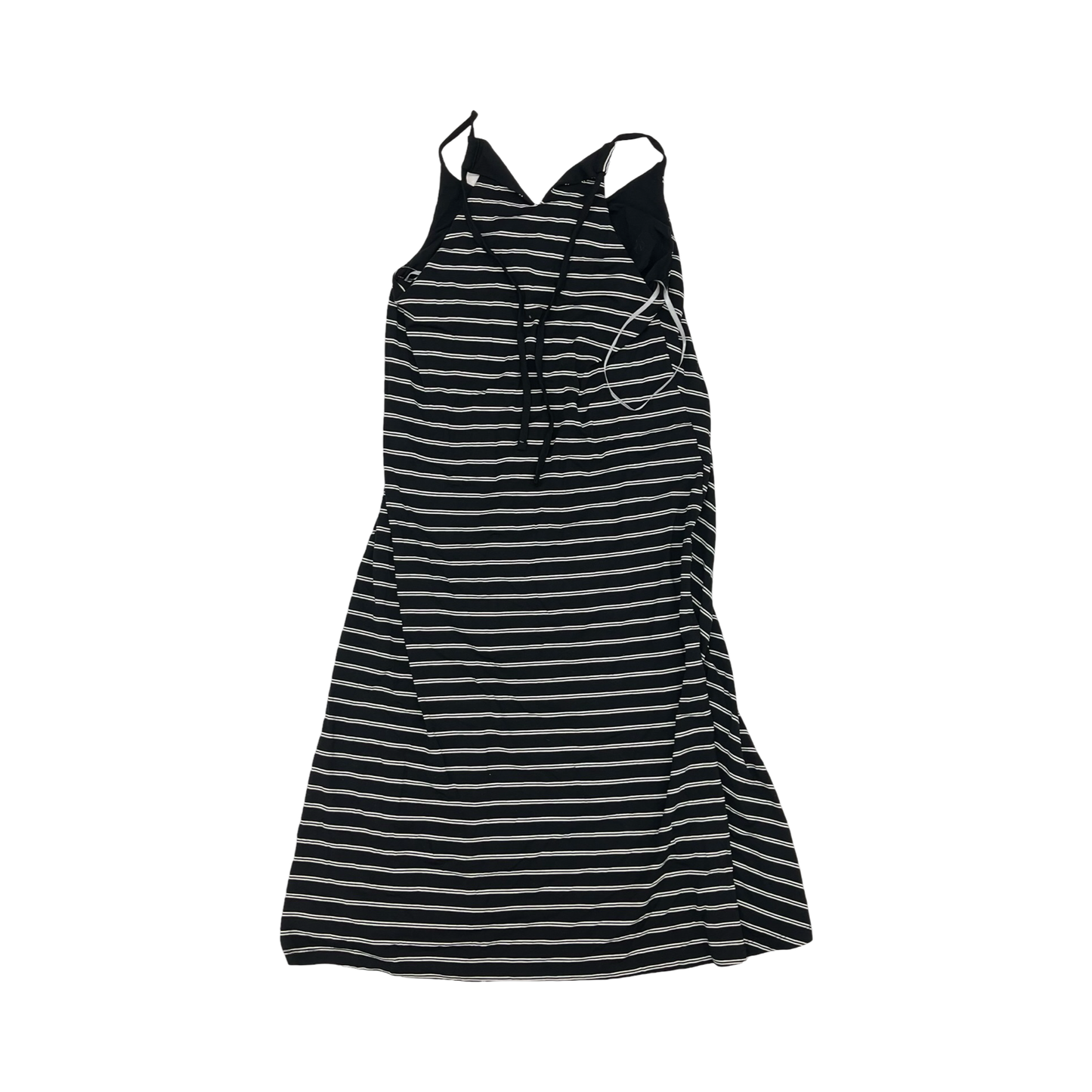 Athletic Dress By Athleta In Black & White, Size:M