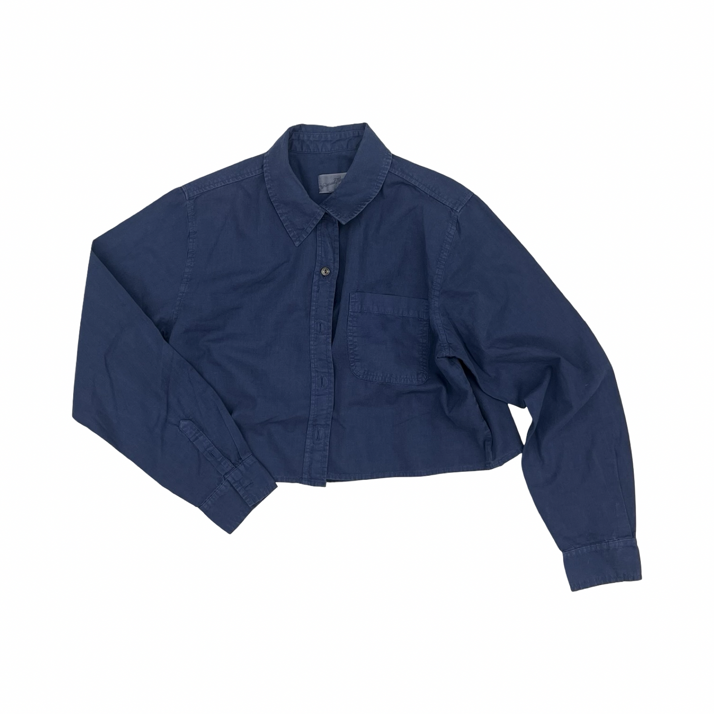 Blouse Ls By Universal Thread In Blue, Size:M