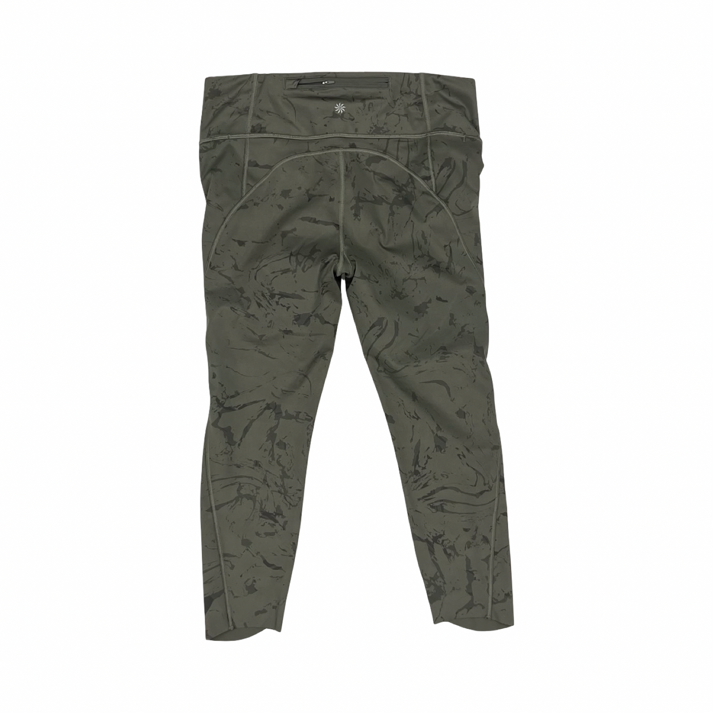 Athletic Leggings Capris By Athleta In Green, Size:Mp