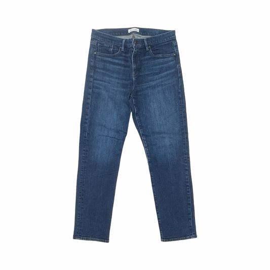 Jeans Boyfriend By Loft In Blue Denim, Size:12