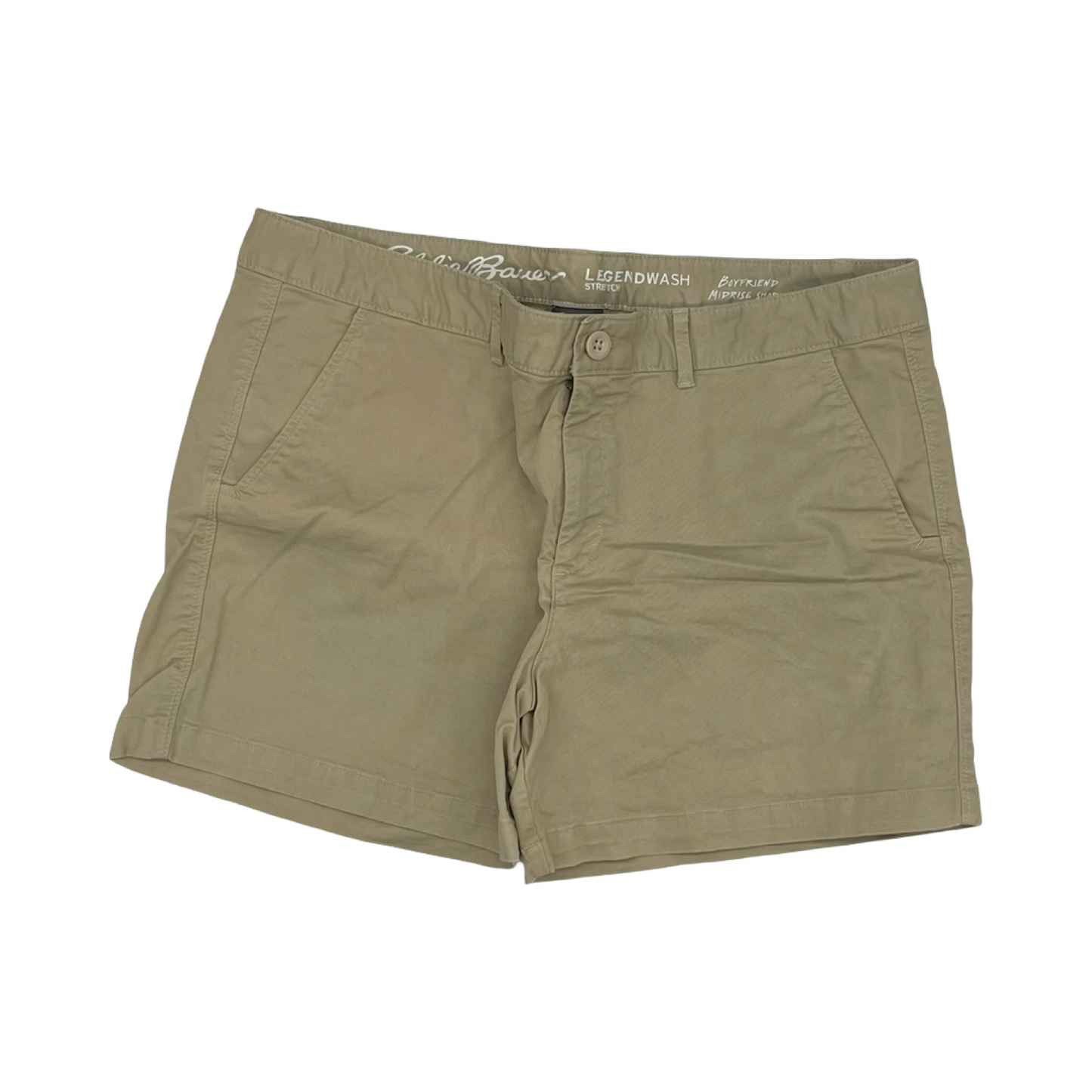 Shorts By Eddie Bauer In Tan, Size:16