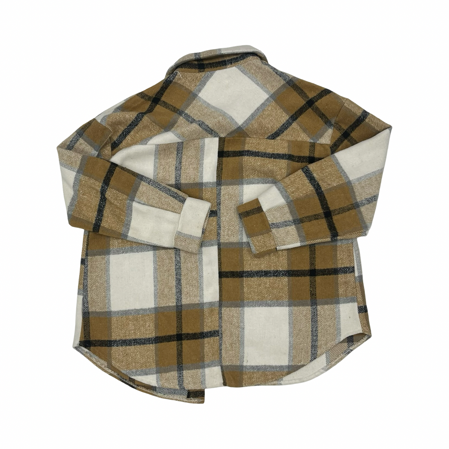 Jacket Shirt By Hyfve In Brown, Size:S