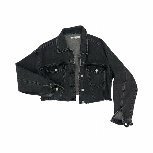 Jacket Denim By Pacsun In Black Denim, Size:Xs