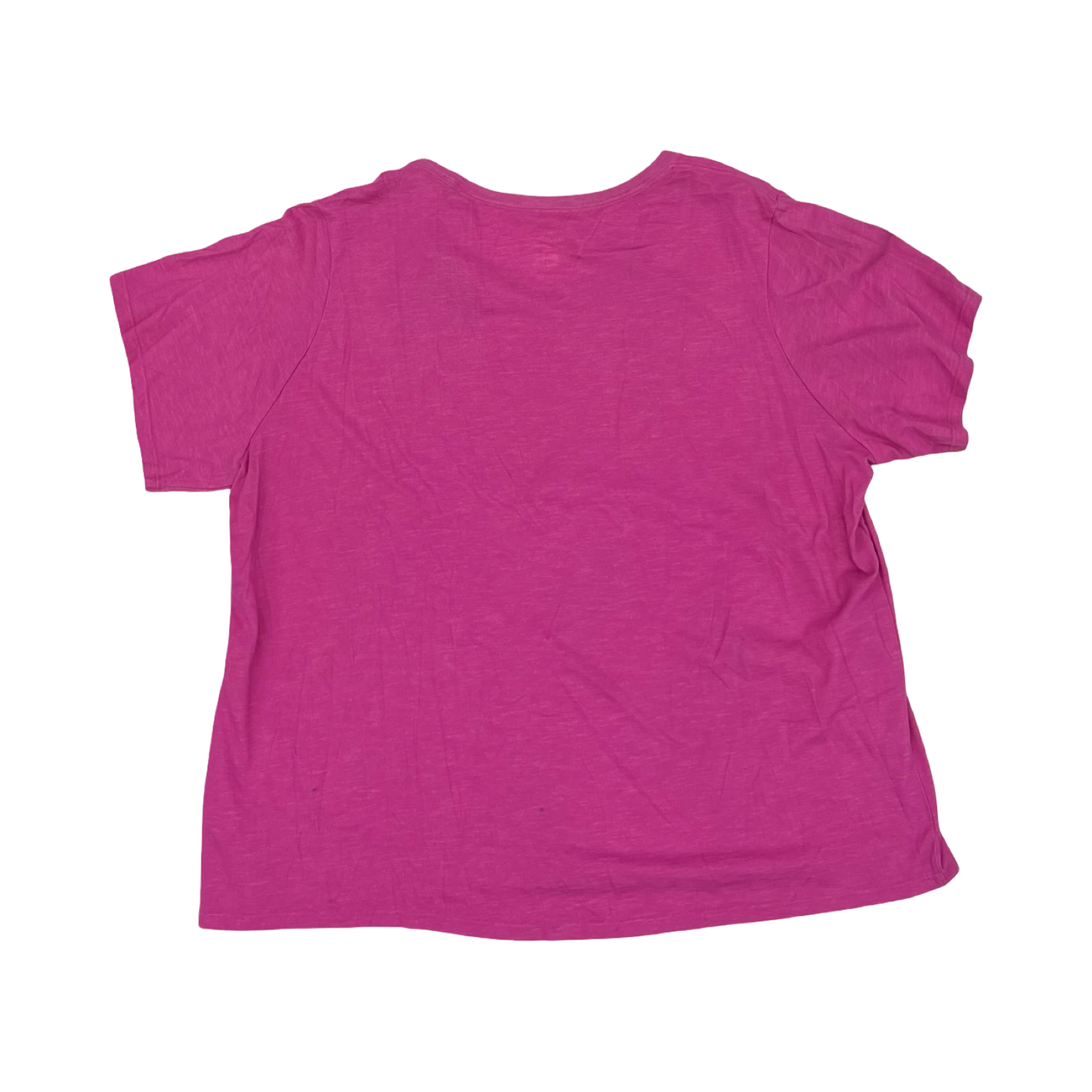 Athletic Top Ss By Nike In Pink, Size:2X