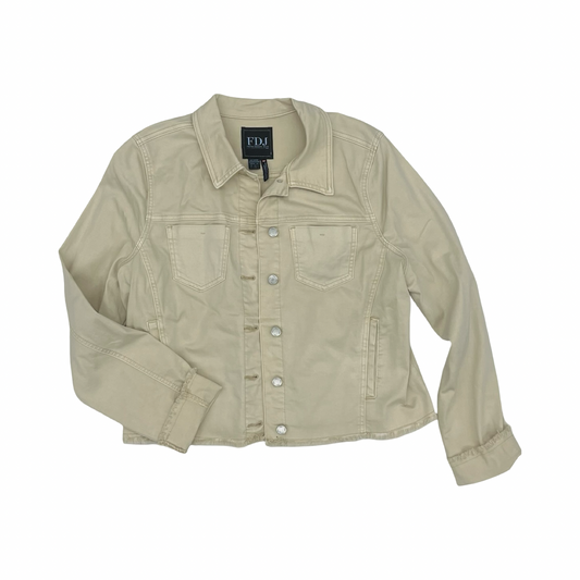 Jacket Denim By French Dressing In Tan Denim, Size:L