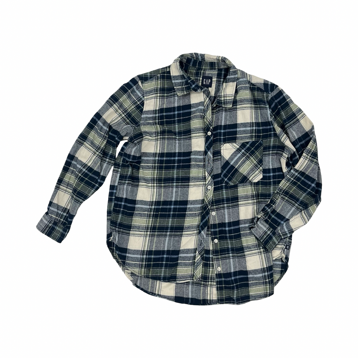 Top Ls By Gap In Blue & Green, Size:Xl