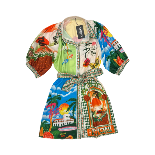 Dress Party Short By Cmf In Multi, Size:M