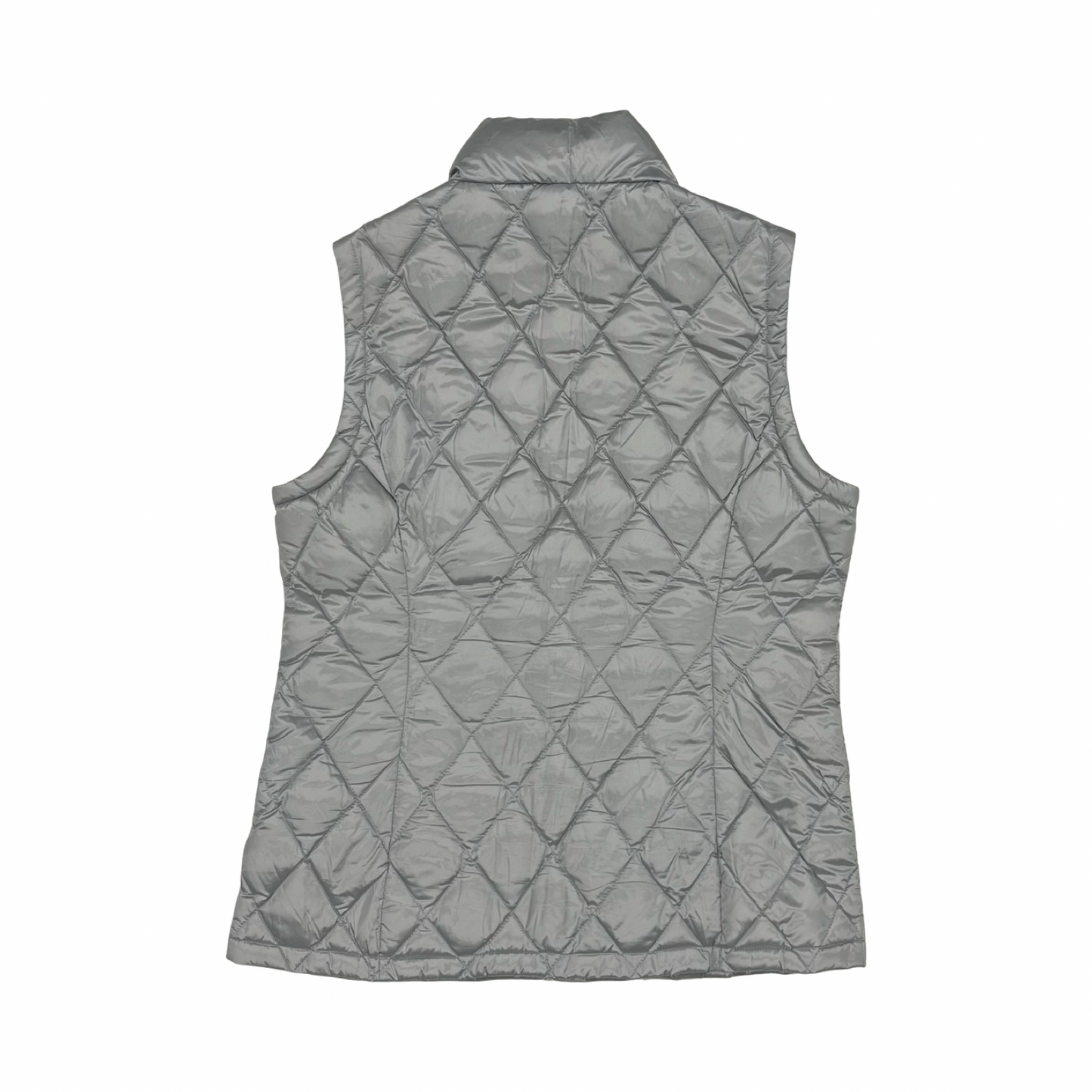 Vest Puffer & Quilted By Calvin Klein In Grey, Size:L