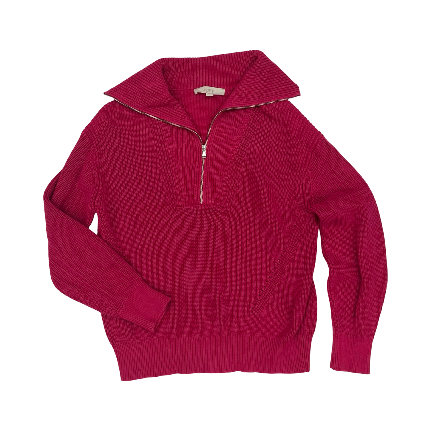 Sweater By Loft In Pink, Size:L