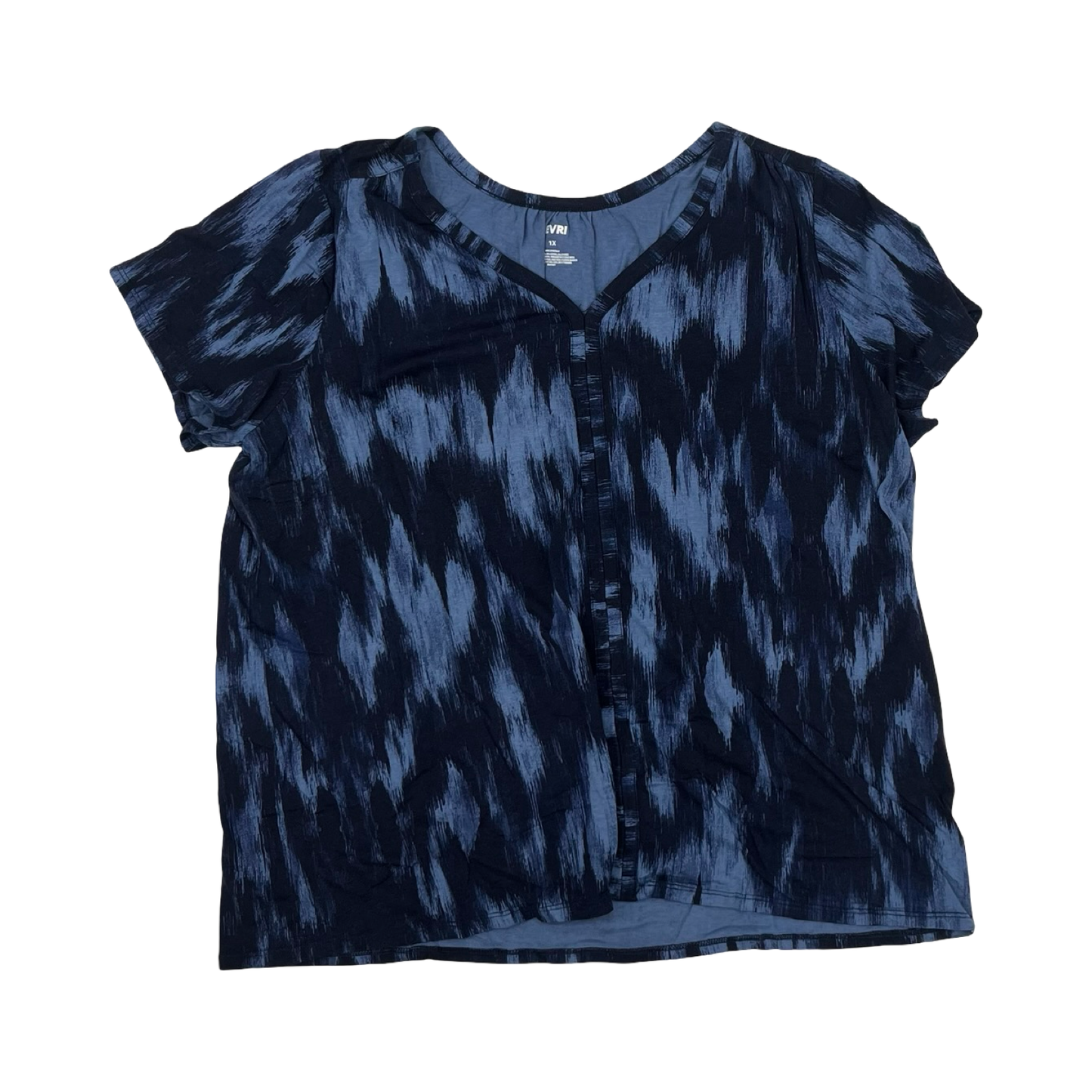 Top Ss By Evri In Blue, Size:1X