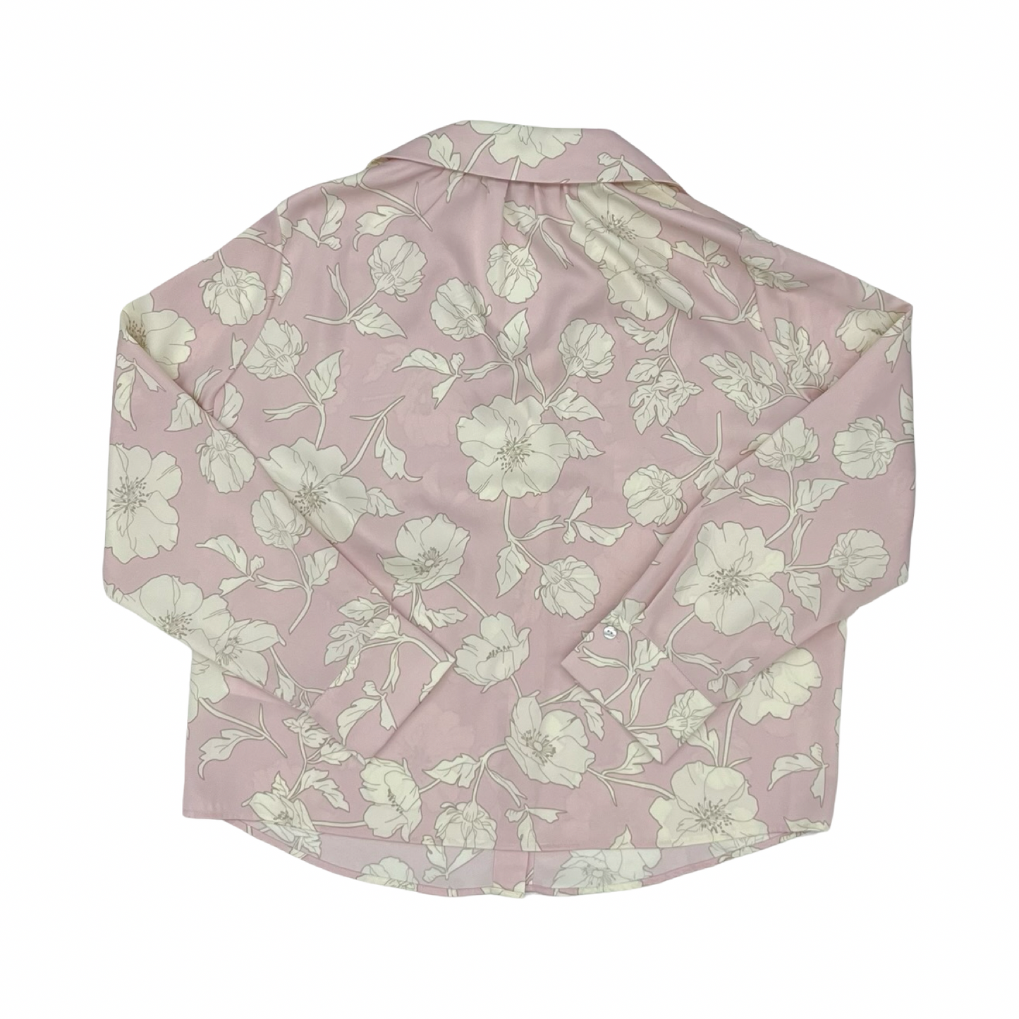 Blouse Ls By Rachel Zoe In Cream & Pink, Size:L
