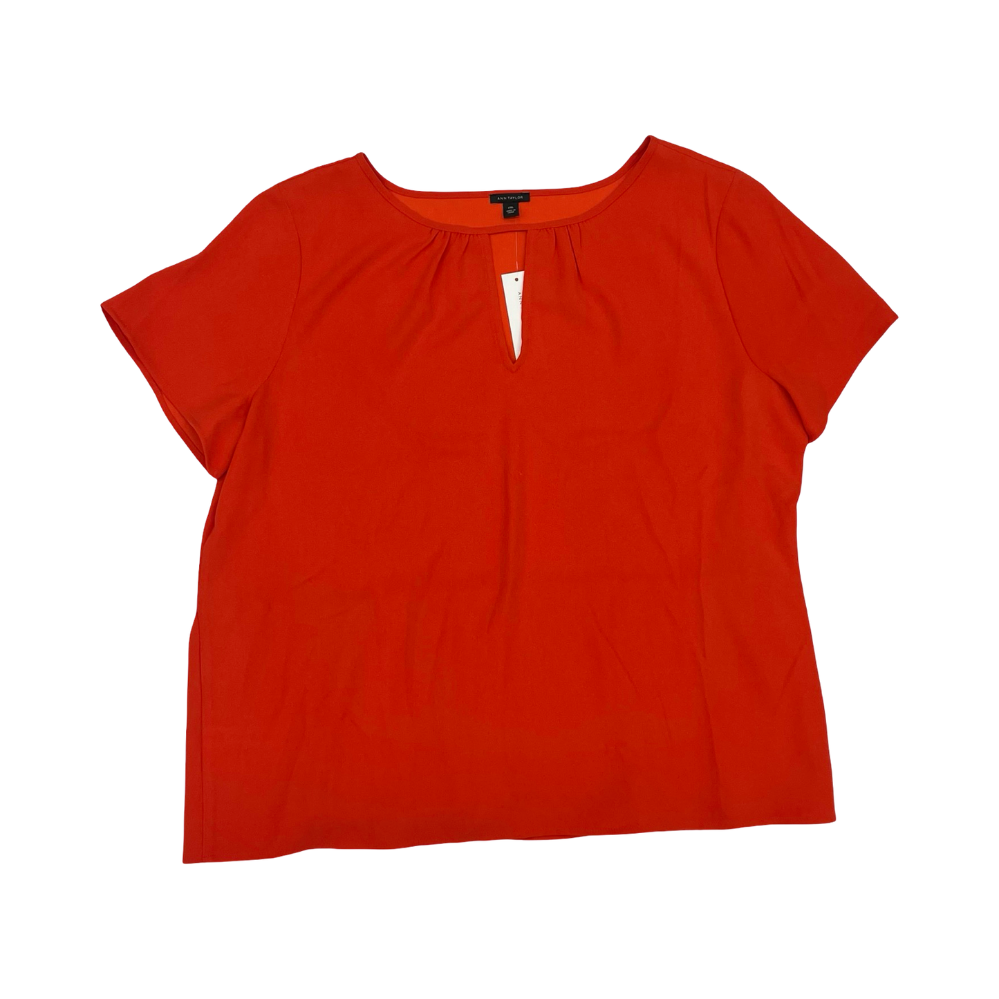 Blouse Ss By Ann Taylor In Orange, Size:Xxl