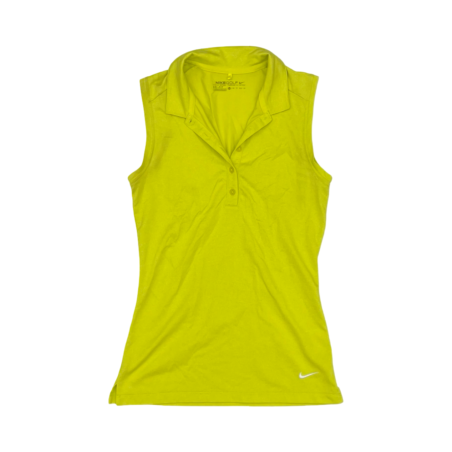 Athletic Tank Top By Nike In Yellow, Size:Xs