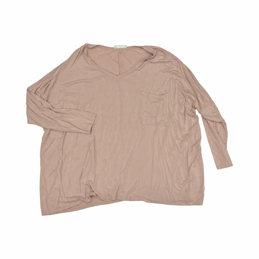 Top Ls By Zenana In Pink, Size:M