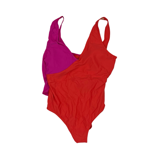 Swimsuit By Summersalt In Orange & Pink, Size:16