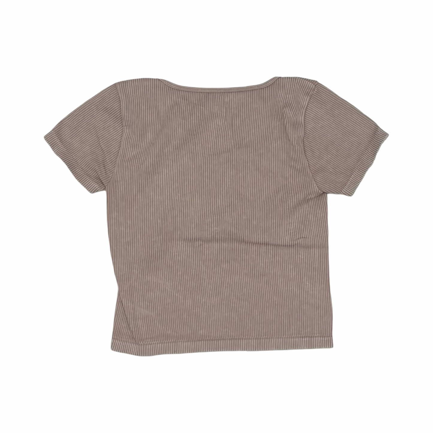 Top Ss By Clothes Mentor In Tan, Size:L