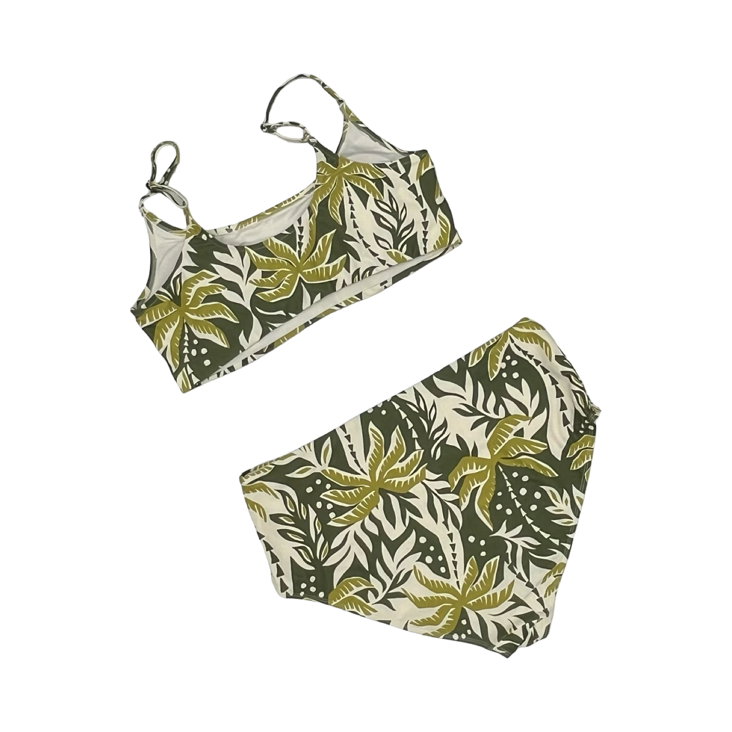 Swimsuit 2Pc By Old Navy In Green, Size:Xxl