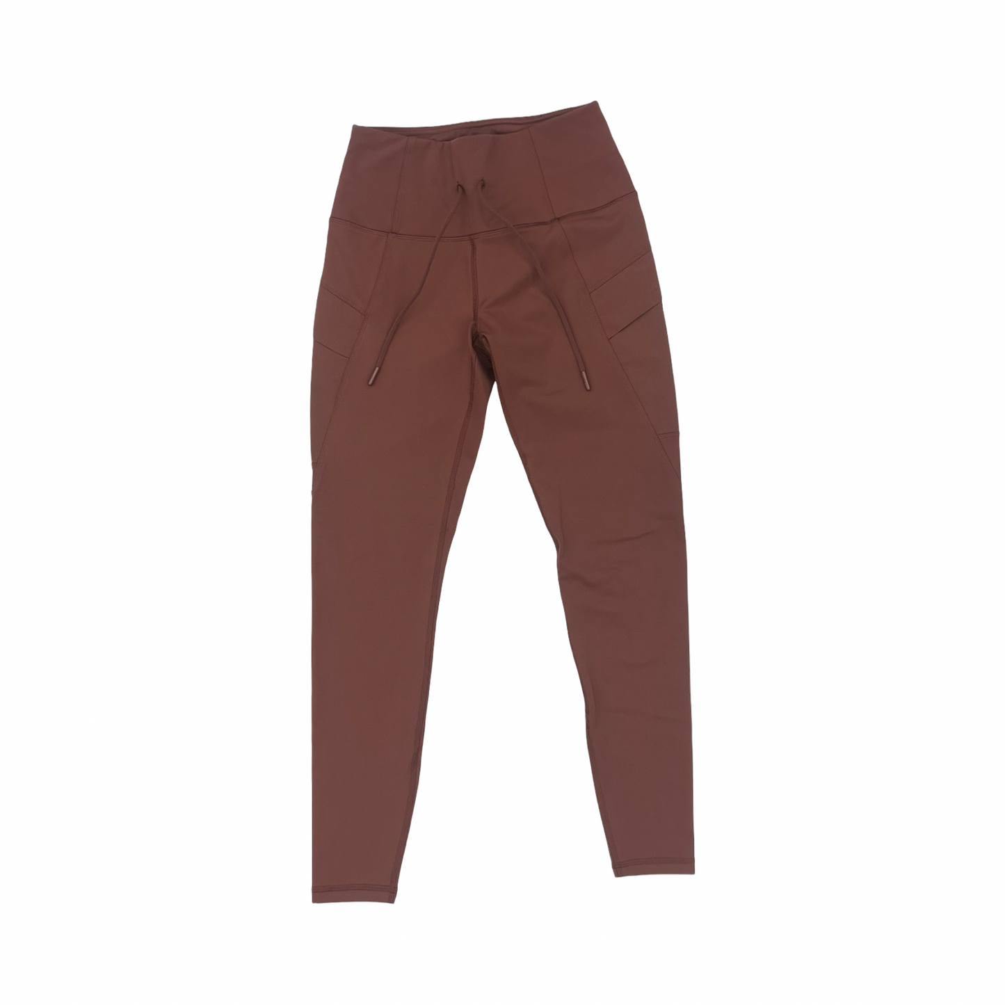 Athletic Leggings By Spyder In Brown, Size:S