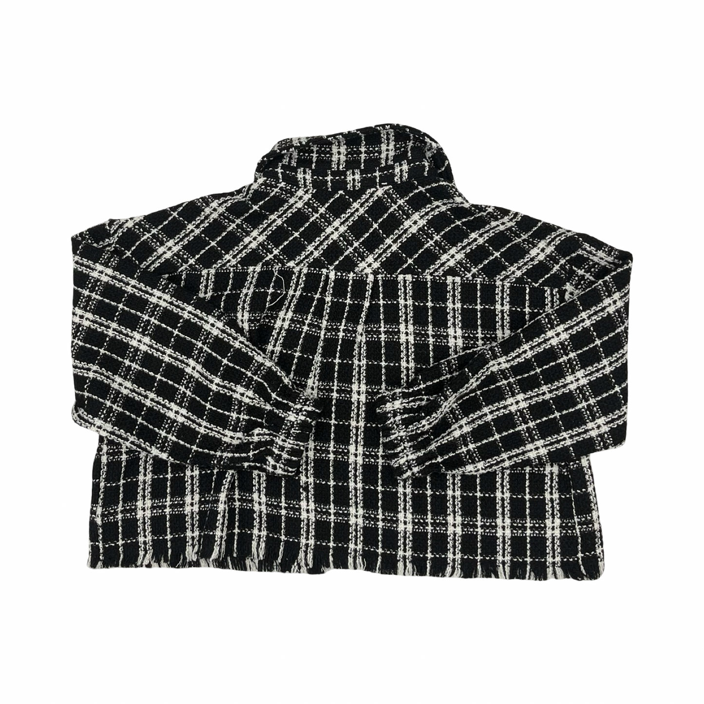 Jacket Shirt By Promesa In Black & White, Size:M