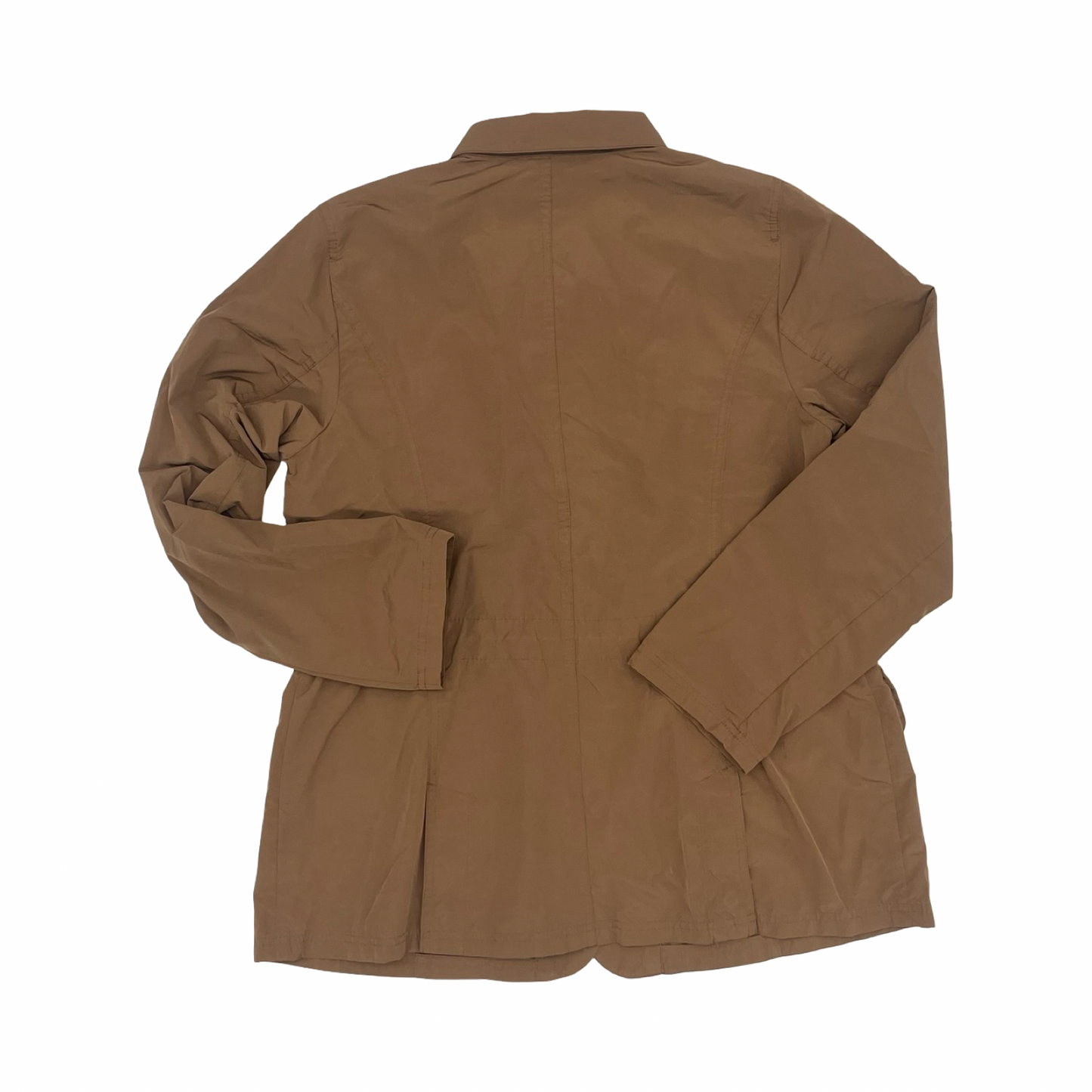 Jacket Windbreaker By J. Jill In Brown, Size:M