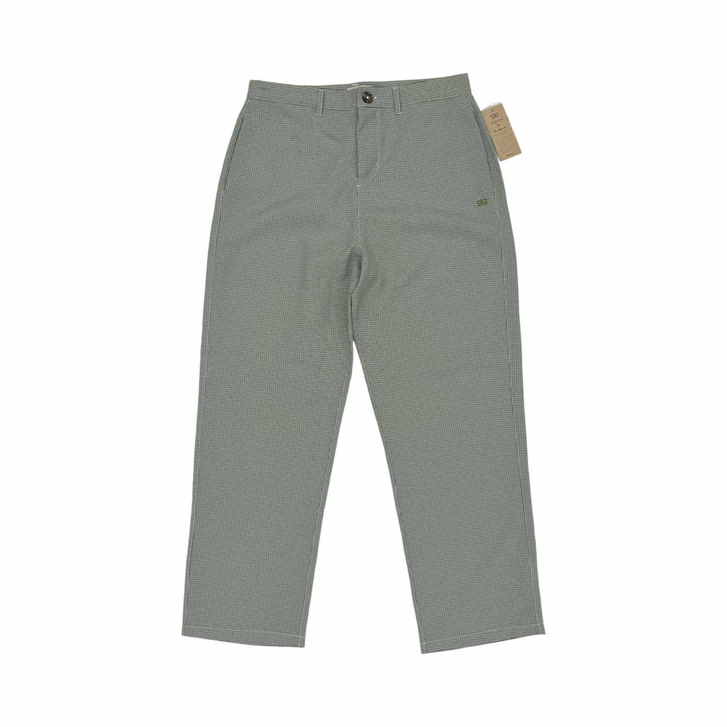 Pants Dress By Albion In Cream & Green, Size:L