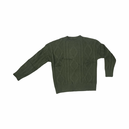 Sweater By Clothes Mentor In Green, Size:S