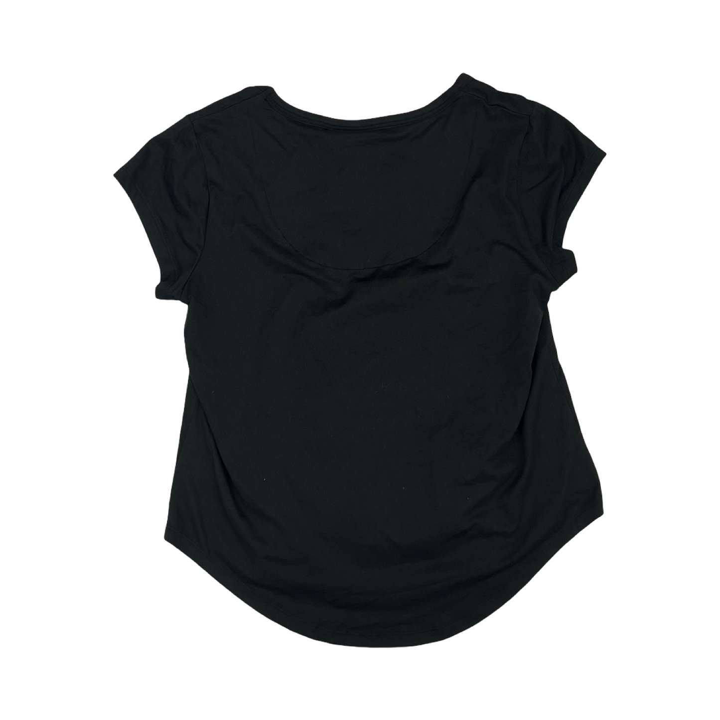 Top Ss By Clothes Mentor In Black & Orange, Size:L
