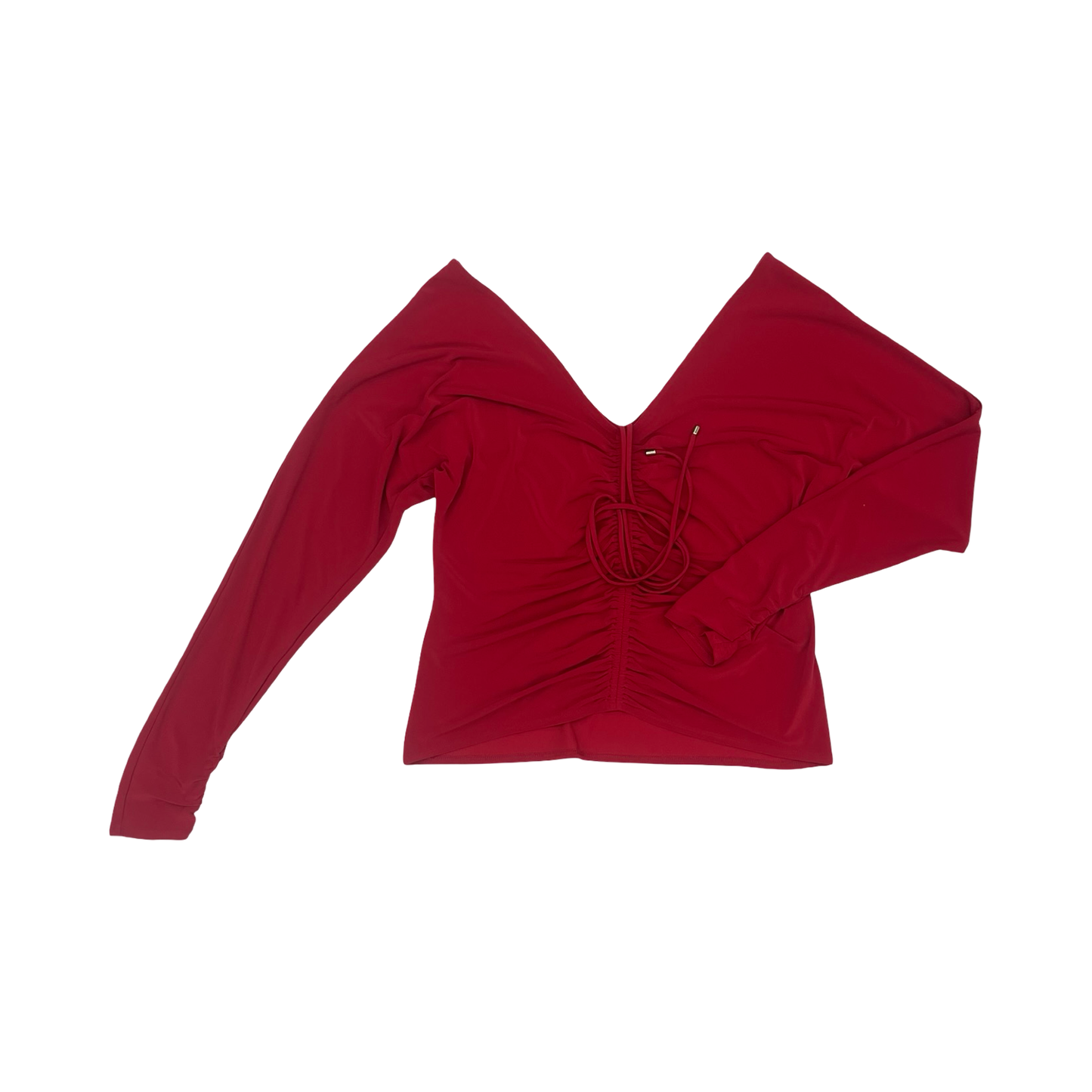 Blouse Ls By White House Black Market In Red, Size:L