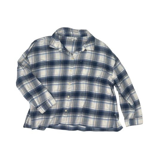 Top Ls By Madewell In Blue & White, Size:Xl