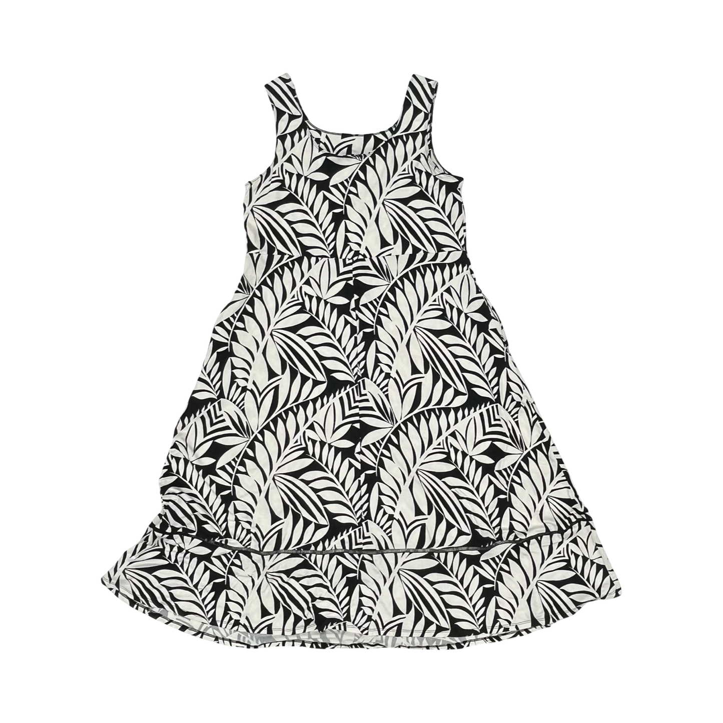 Dress Party Midi By Nicole By Nicole Miller In Black & White, Size:1X