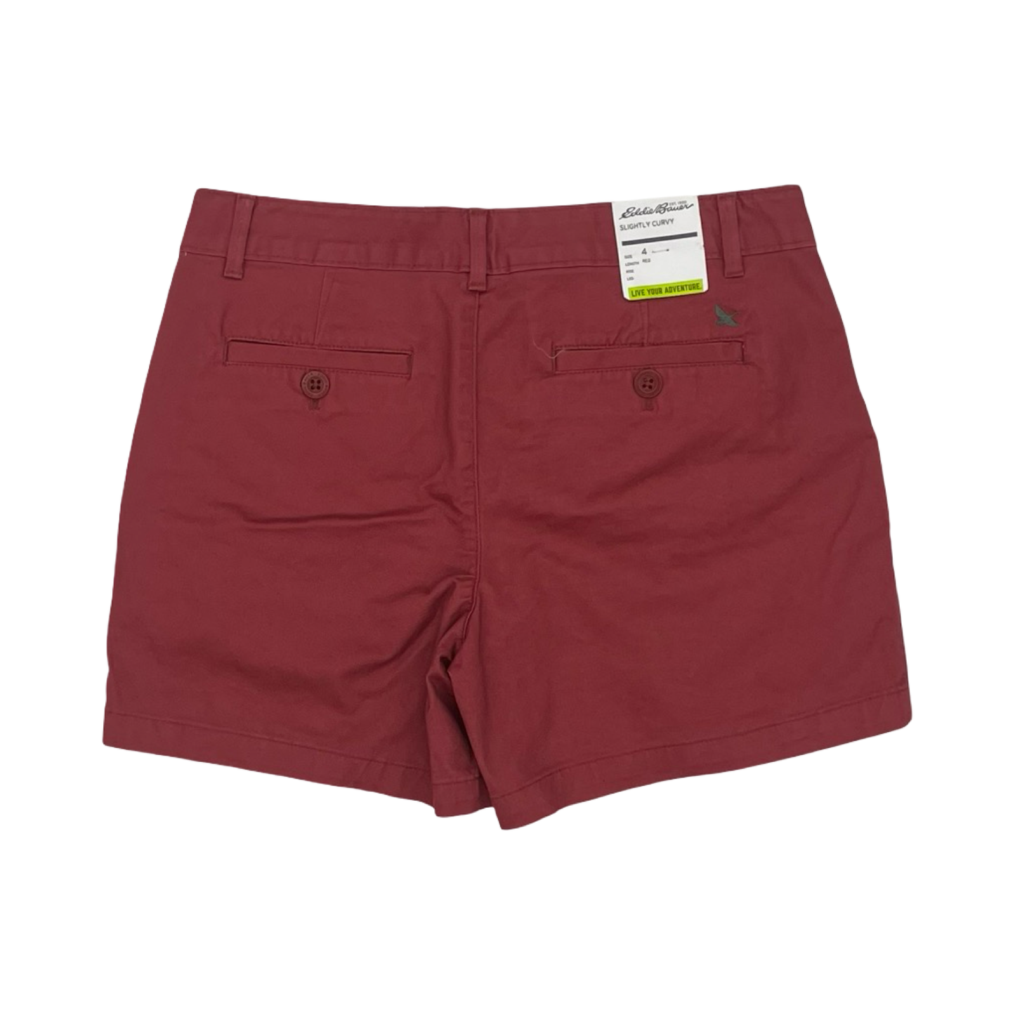 Shorts By Eddie Bauer In Red, Size:4