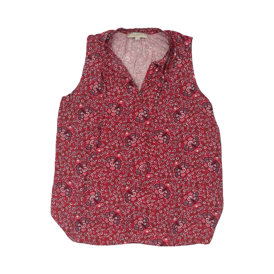 Blouse Sleeveless By Loft In Pink, Size:Xl