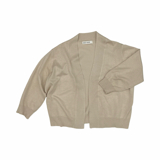 Cardigan By Grace Karin In Tan, Size:L