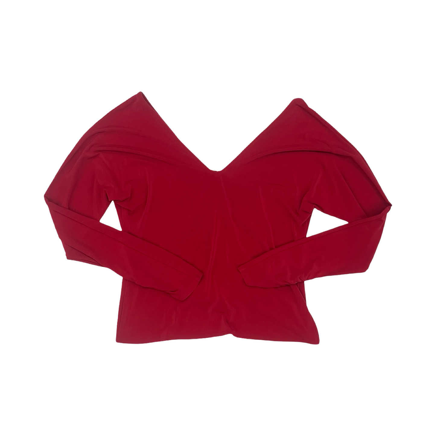 Blouse Ls By White House Black Market In Red, Size:L