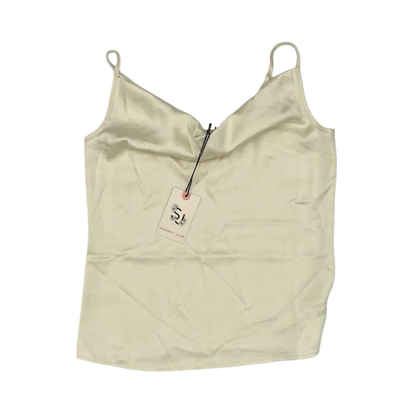 Blouse Sleeveless By Sincerely Jules In Yellow, Size:Xs