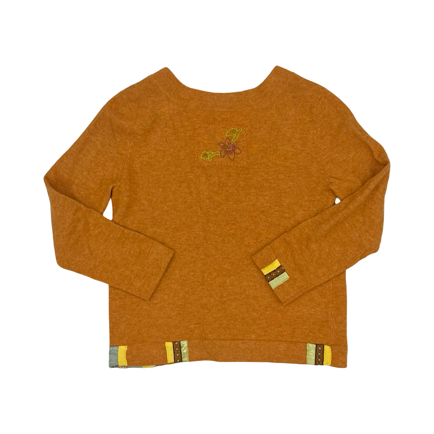 Sweater By J. Jill In Orange, Size:Xs