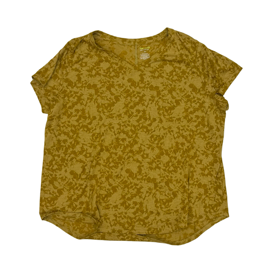 Top Ss By Tek Gear In Yellow, Size:1X