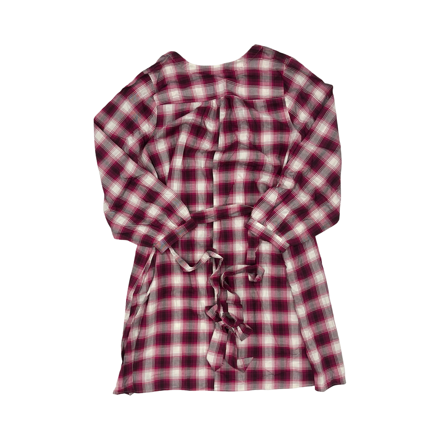 Dress Casual Midi By Lane Bryant In Pink & White, Size:26