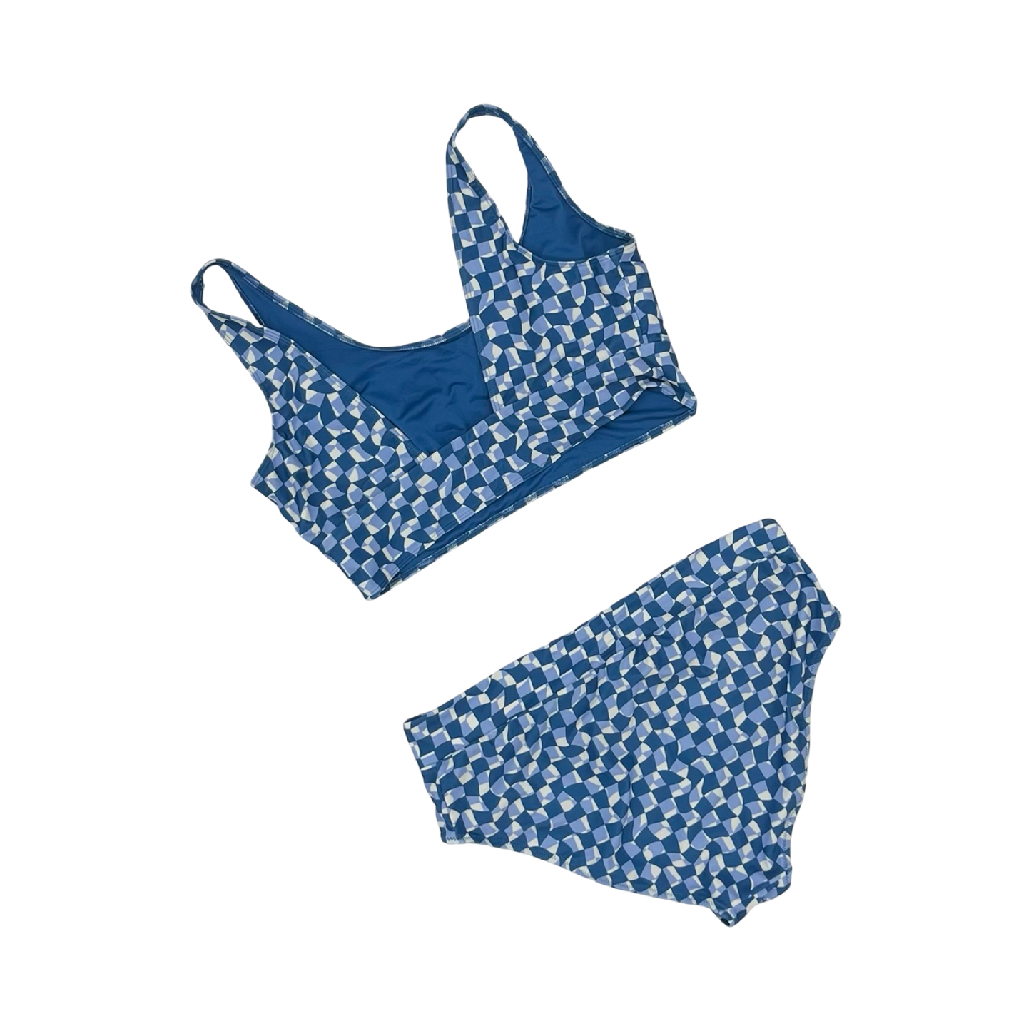 Swimsuit 2Pc By Old Navy In Blue & White, Size:Xl