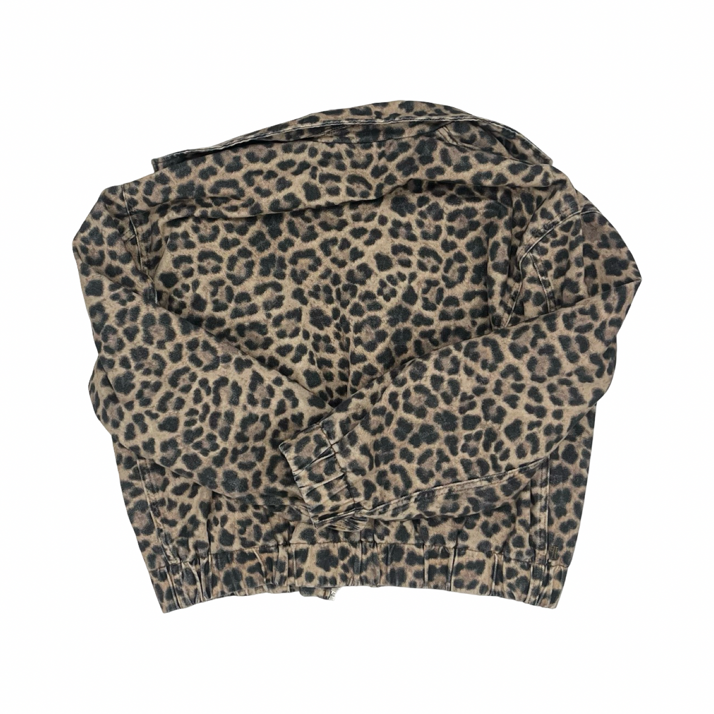 Jacket Denim By Pilcro In Animal Print, Size:S