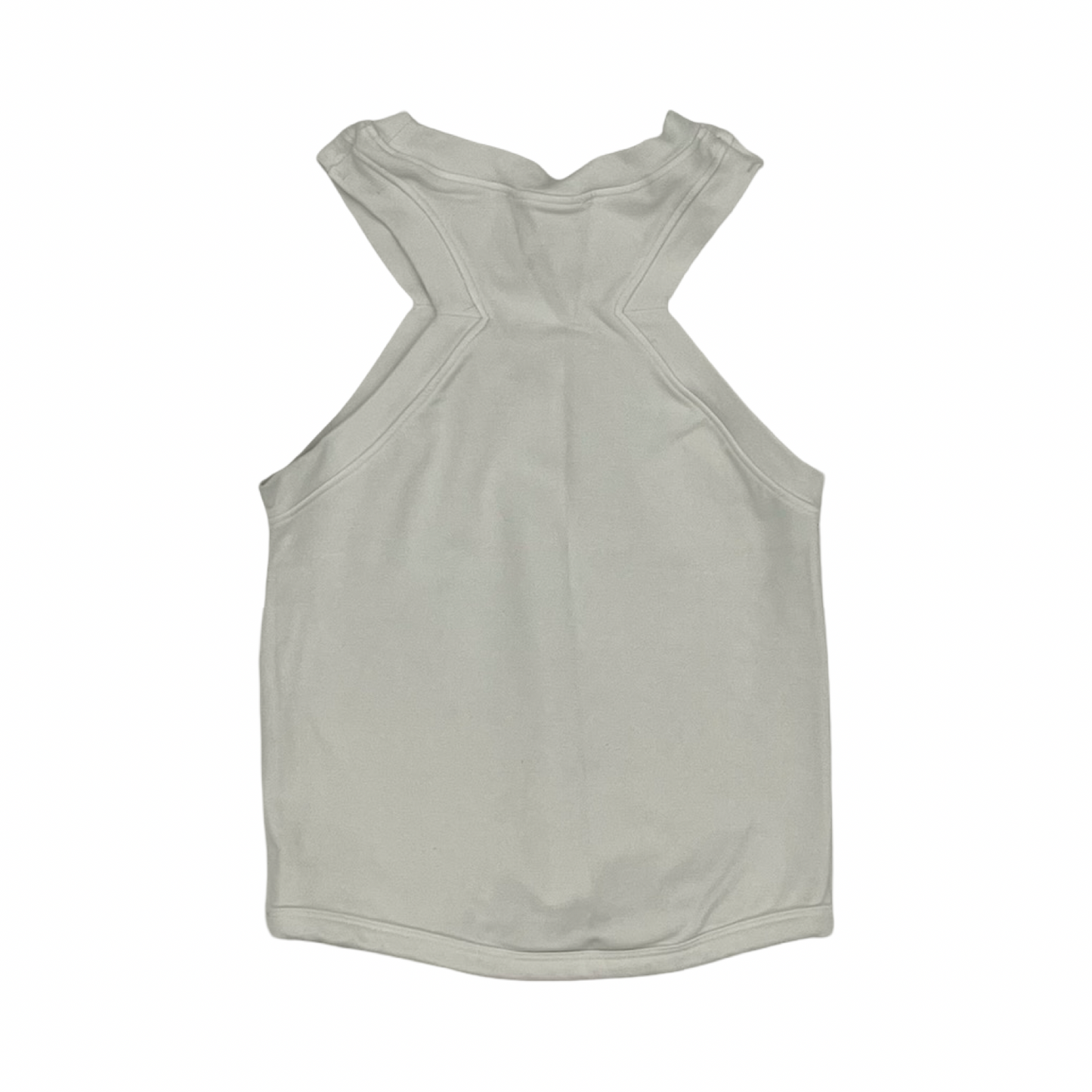 Blouse Sleeveless By Happily Grey In White, Size:Xs