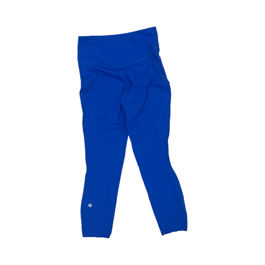 Athletic Leggings Capris By Lululemon In Blue, Size:S