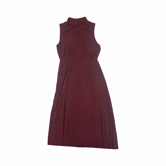Dress Casual Maxi By Lulu In Maroon, Size:M