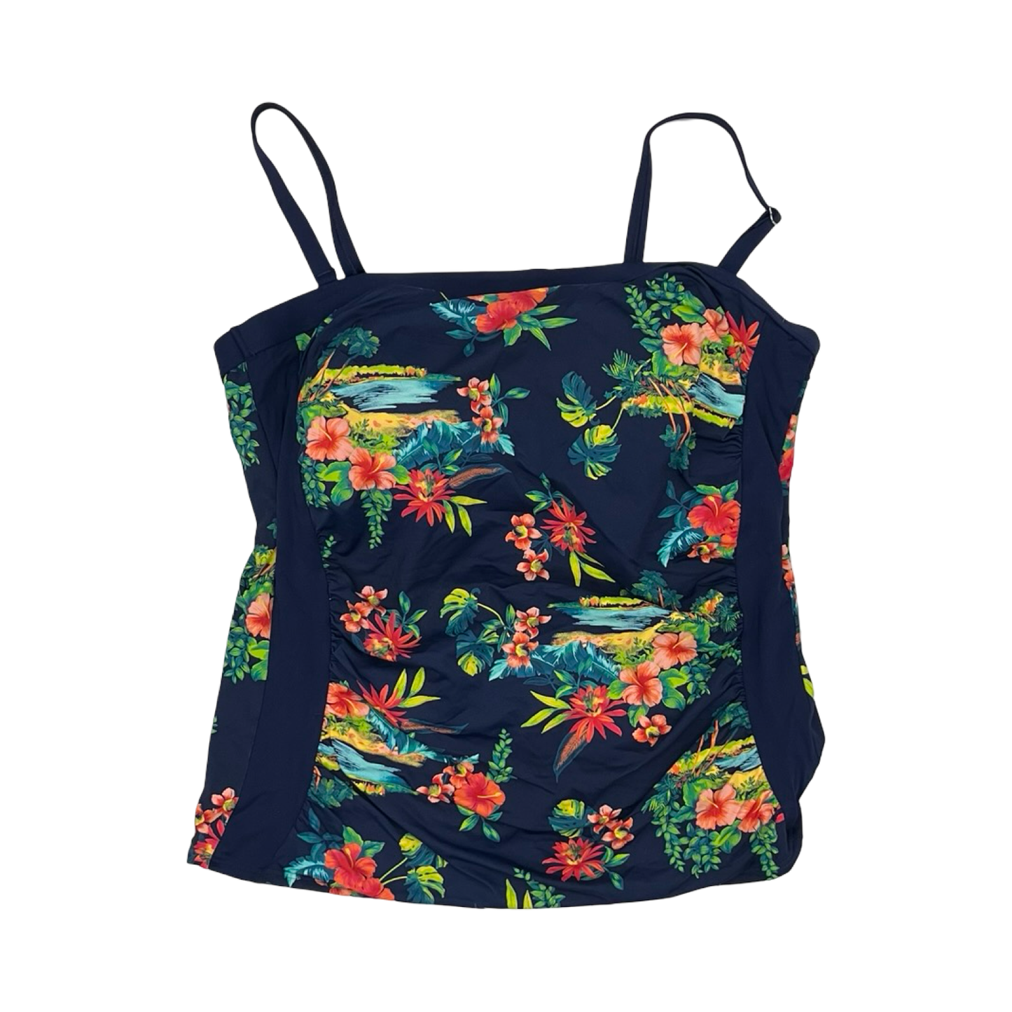 Swimsuit Top By Lands End In Navy, Size:16