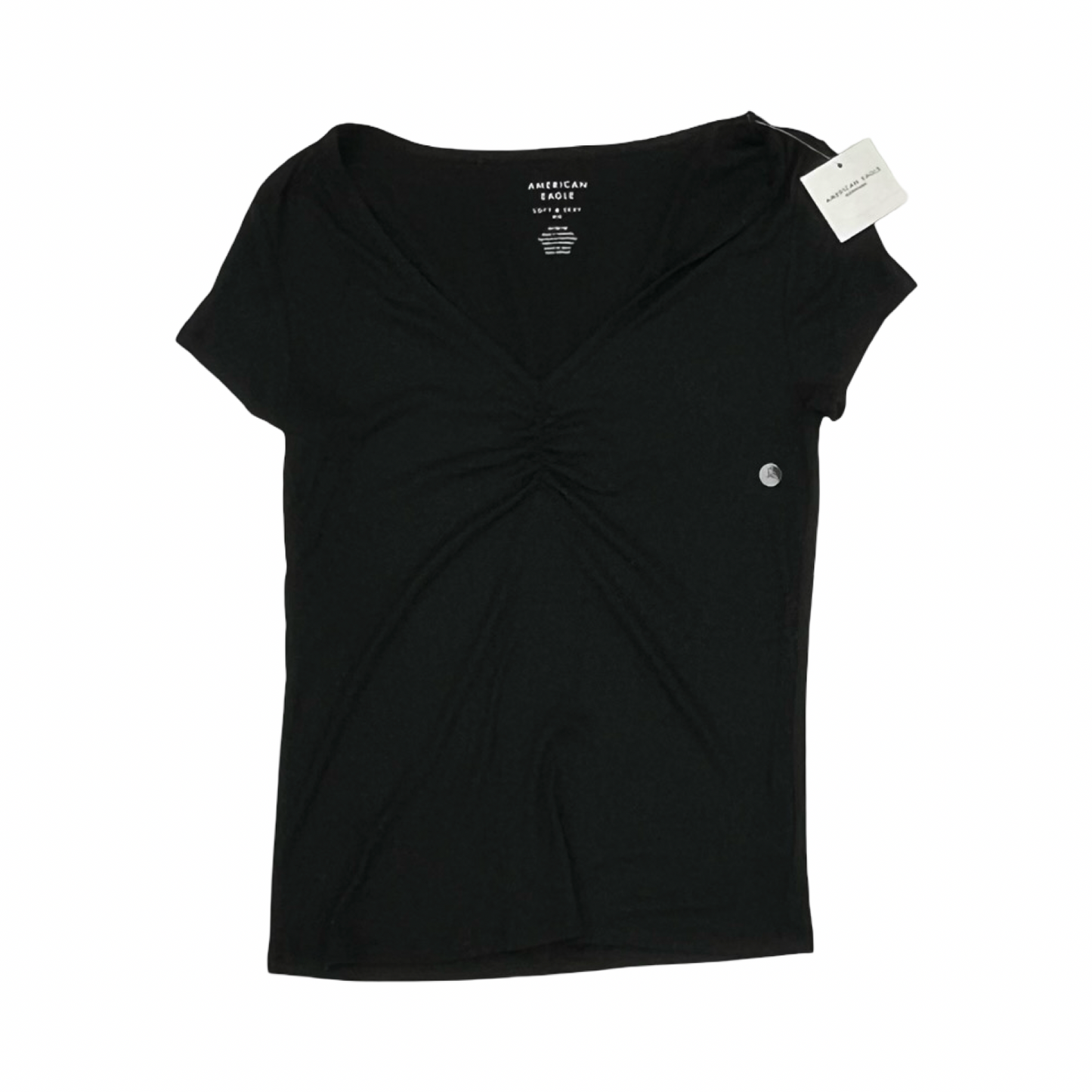 Top Ss By American Eagle In Black, Size:M