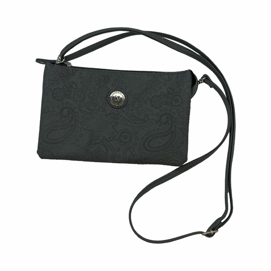 Crossbody By Clothes Mentor In Grey, Size:Small