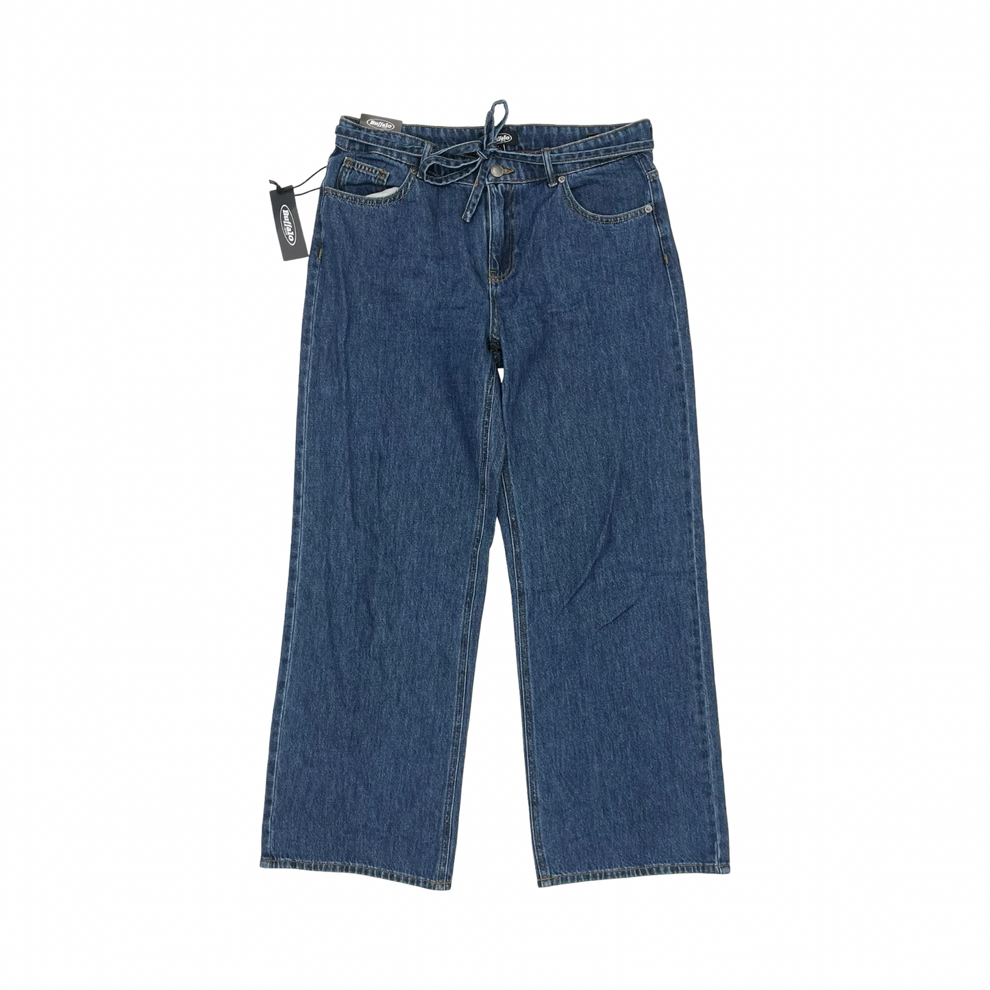 Jeans Wide Leg By Cme In Blue Denim, Size:6