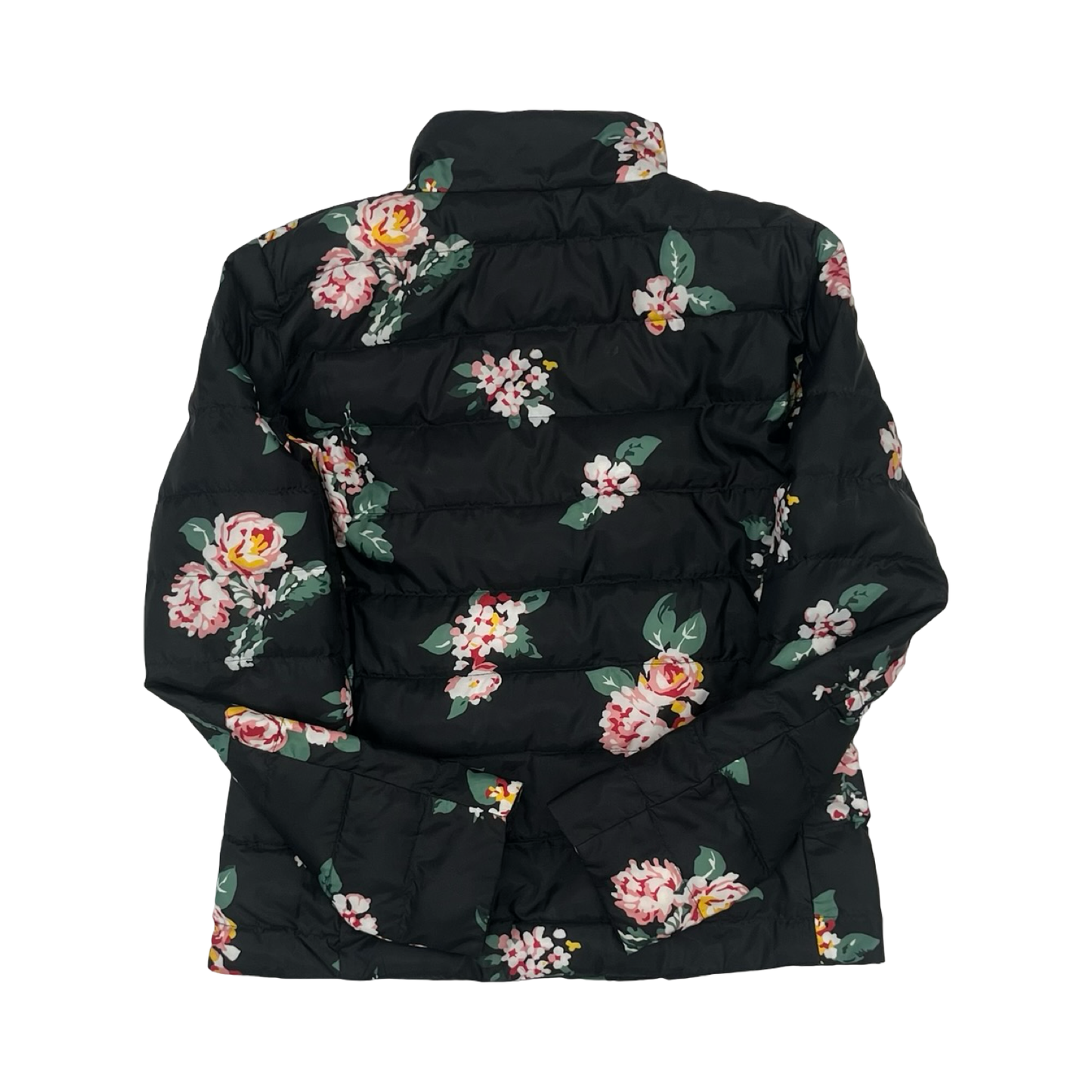 Jacket Puffer & Quilted By Loft In Floral Print, Size:Xs