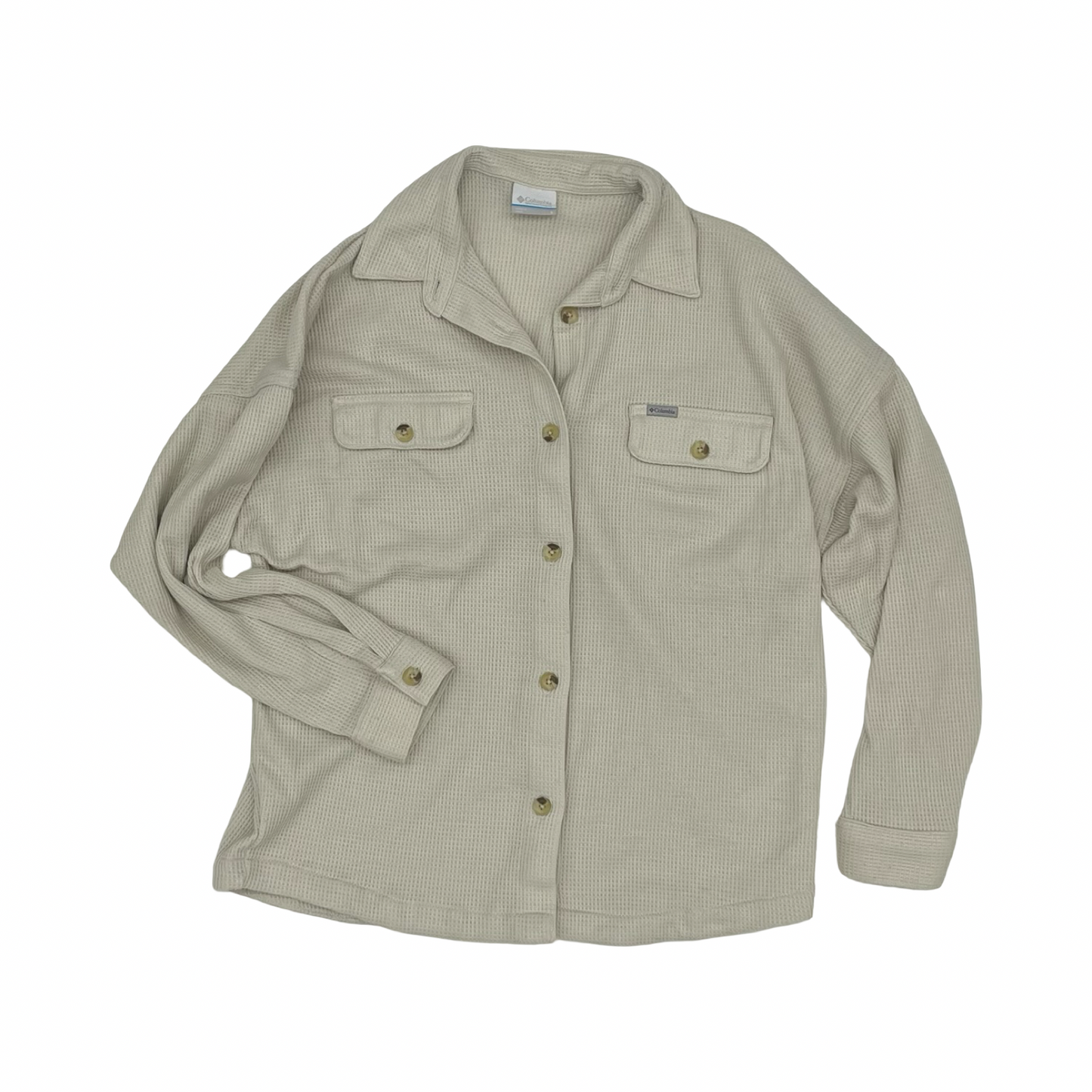 Top Ls By Columbia In Tan, Size:S