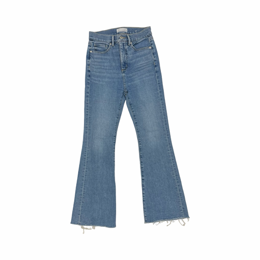 Jeans Flared By Loft In Blue Denim, Size:0P
